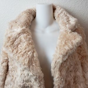 Forever 21 Faux Fur Coat sz Large